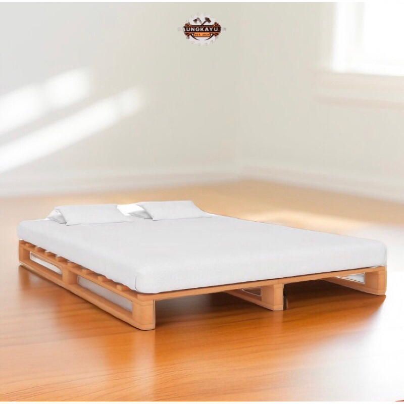 Tempat Tidur Kayu Minimalis Dipan Divan Alas Matras Kasur Spring Bed / Alas Kasur Kayu / Dipan Kayu 