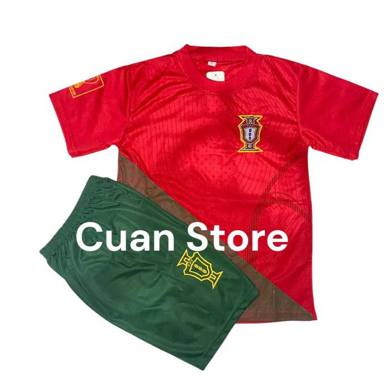 Setelan portugal anak jersey piala dunia terbaru / stelan jersey portugal