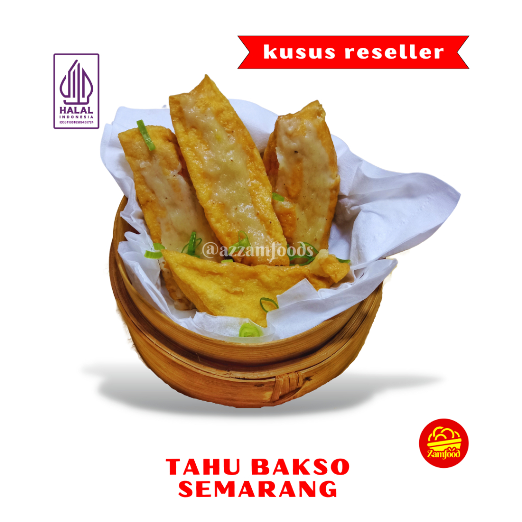 

[ kusus reseller ] Tahu Bakso Semarang Ekonomis 10 pcs kemasan polos halal tanpa pengawet