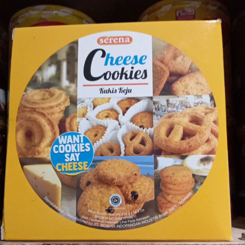 

SERENA CHEESE COOKIES 454gr kukis keju