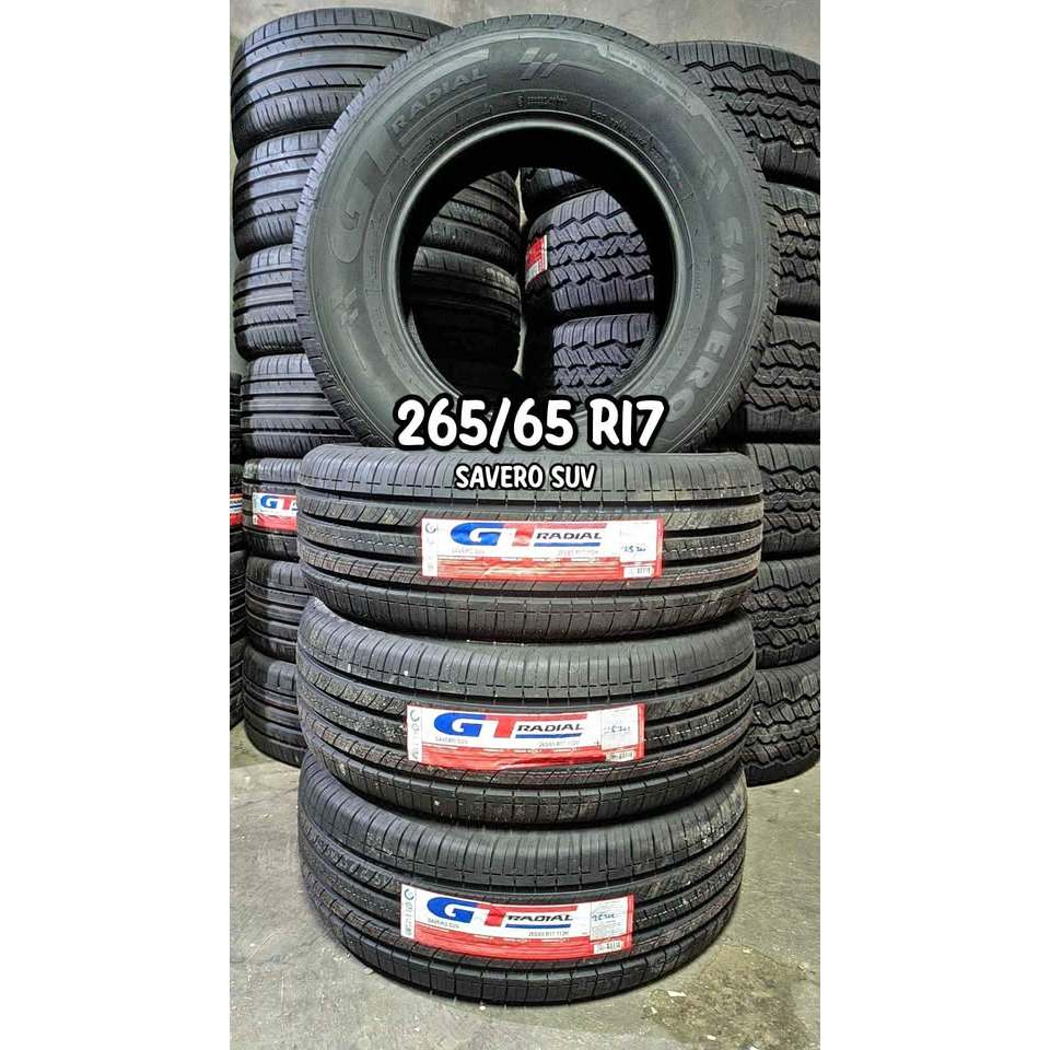 Ban Mobil Fortuner ring 17 GT Radial Savero SUV 265 65 R17 ban tubeles murah