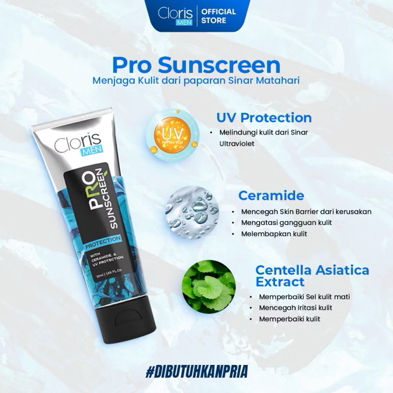 Clorismen Pro Sunscreen Protection - Sunscreen khusus Pria