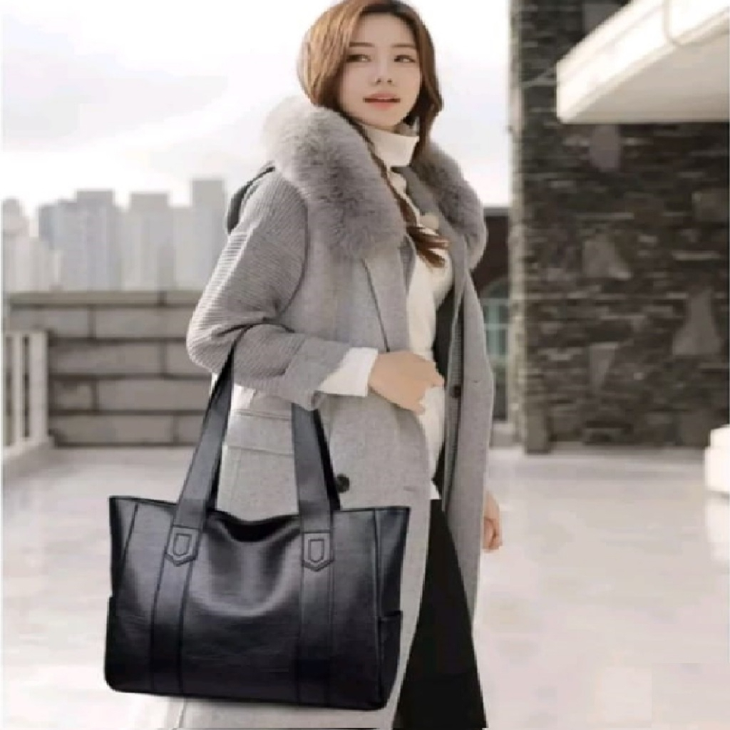 hot deals tas tote bag wanita kulit kapasitas besar tote bag wanita tas bahu wanita tas pengajian