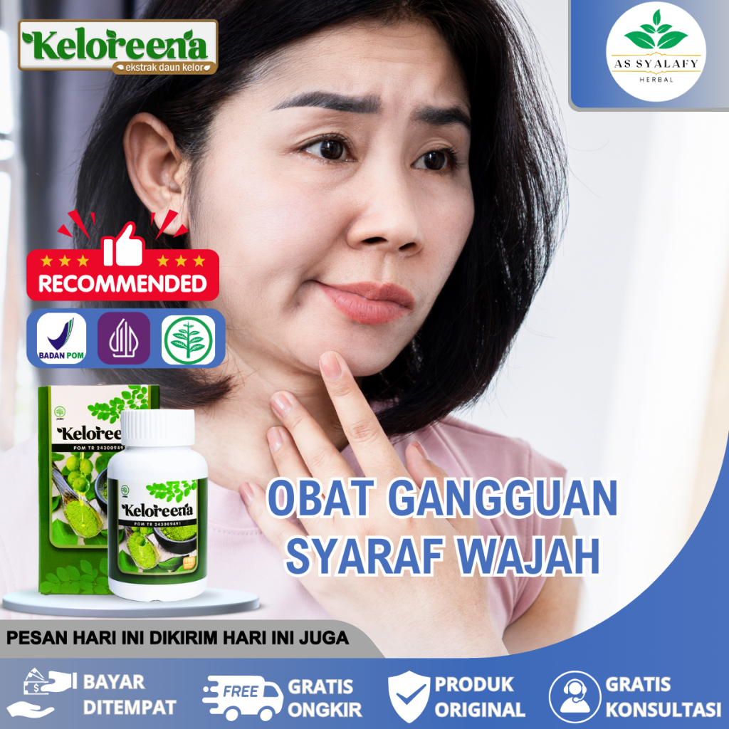 Obat Wajah Sering Kedutan Gangguan Saraf Wajah Mata Pipi Kedutan Sebelah Stroke Wajah Bells Palsy