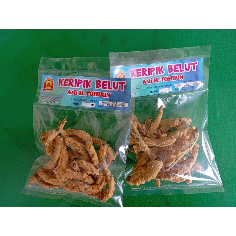 

keripik belut Asli H.Tohirin 115