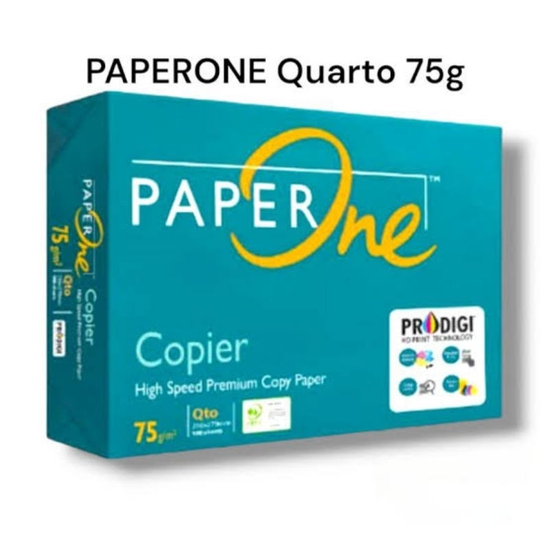 

Kertas Hvs Quarto 75 gr paperone 1 rim