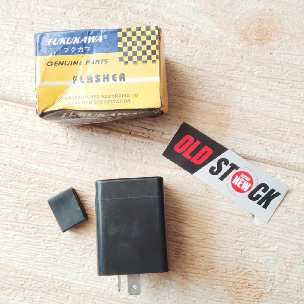 FLASHER SEIN BUNYI FUKUKAWA BUZZER 12V 2 KAKI -NEW OLD STOCK-