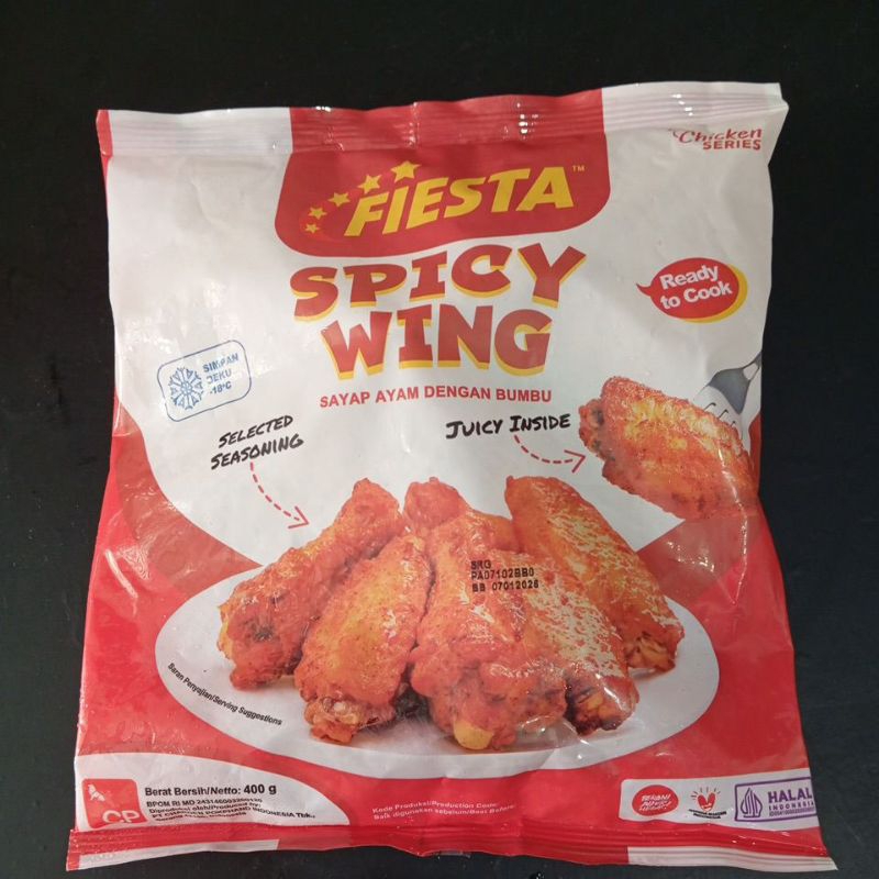 

Fiesta Spicy Wings 400 gram