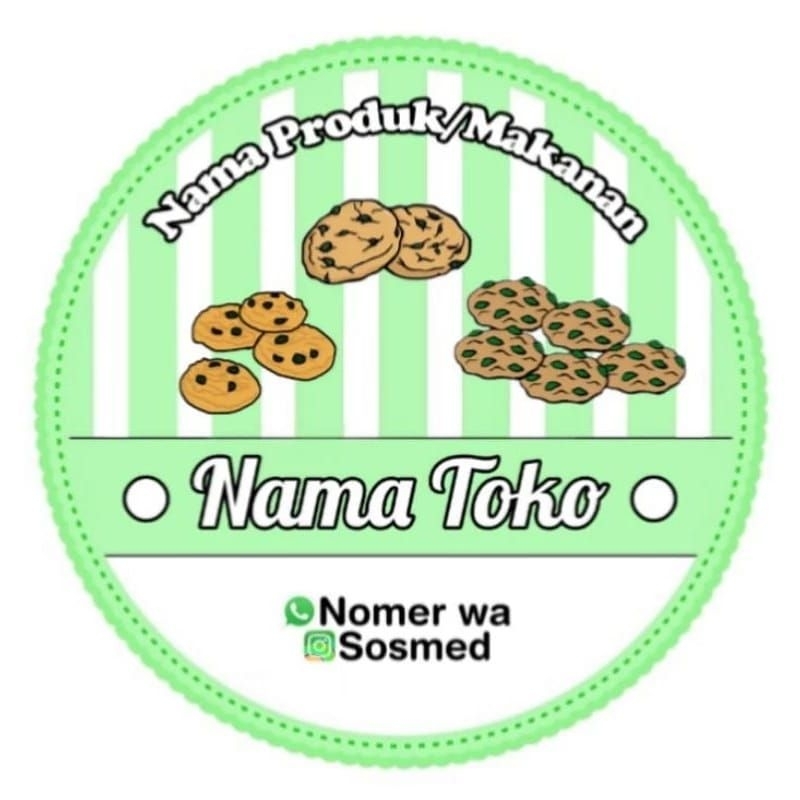 

STICKER KUE LEBARAN