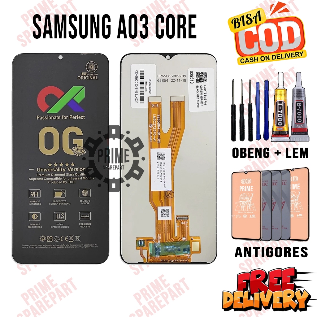 Lcd Touchscreen SAMSUNG A03 CORE Original Oem Lcd SAMSUNG A03 CORE Fullset