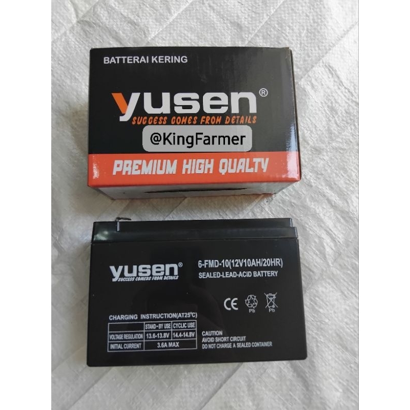 BATTERE AKI 12VOLT 10AH YUSEN