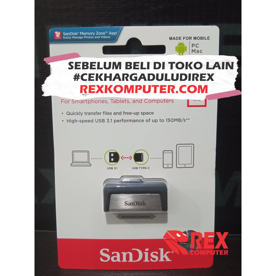SANDISK OTG TYPE C 128GB
