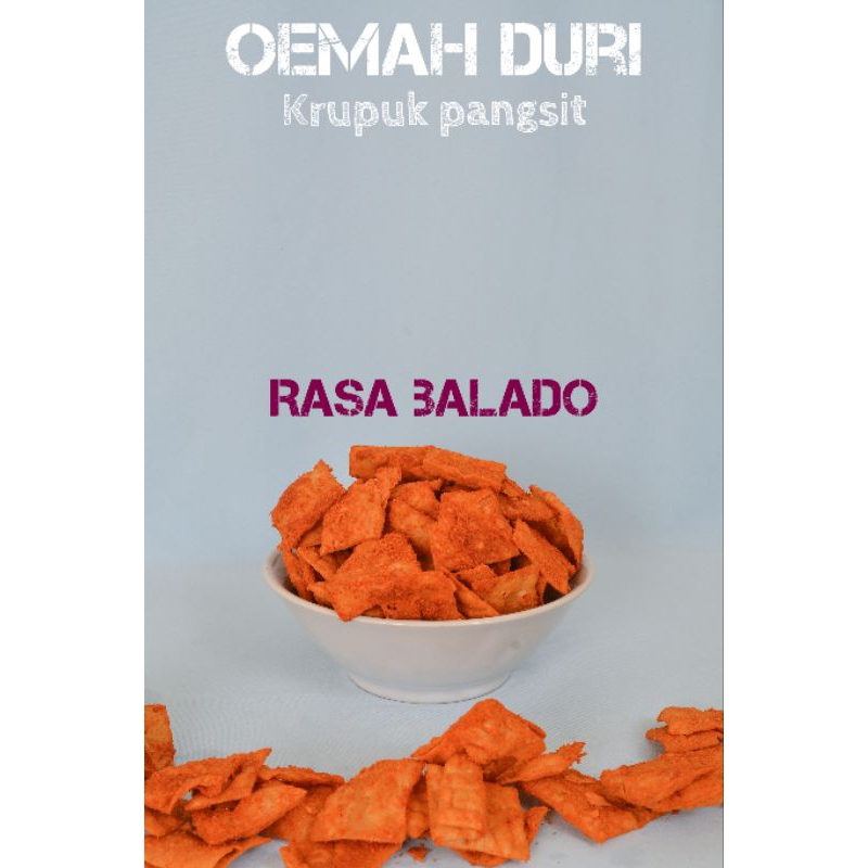 

Kerupuk Pangsit Krispi Rasa Balado: Pedas Manis, Renyahnya Selalu Fresh