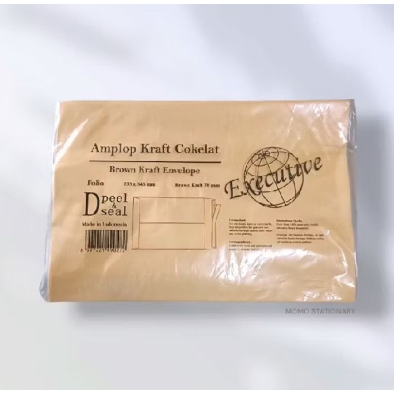 

amplob coklat folio seal/lem (isi 100 lbr)