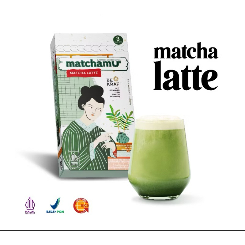 

Matchamu Matcha Latte Box of 3