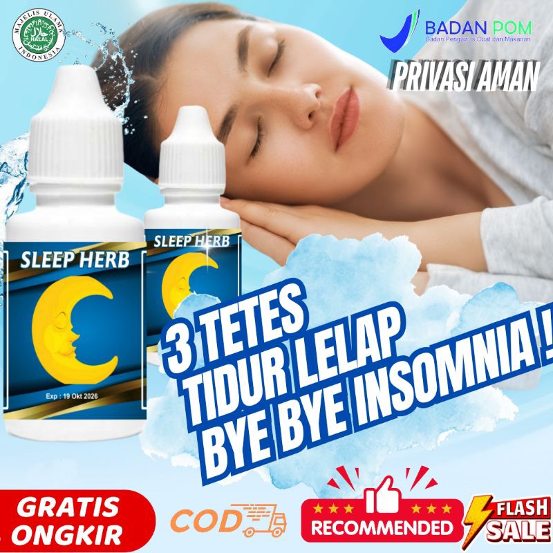 SLEEPHERB Atasi Susah Tidur dan Insomnia Paling Ampuh