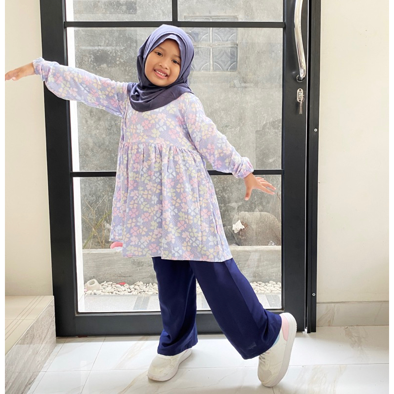 ORIGINAL ARUMI ONE SET (TANPA JILBAB) SETELAN TUNIK ANAK_GAMIS ANAK