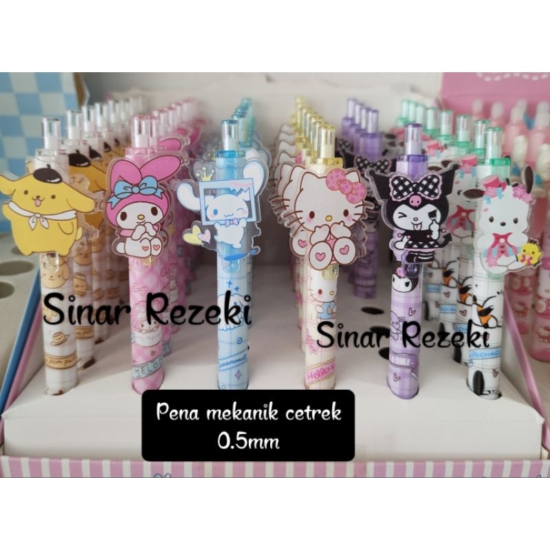 

1 buah!!GP-80009! Pena gel mekanik cetrek/pulpen gel/gel pen sanrio/pena gel jel sanrio murah lucu fancy