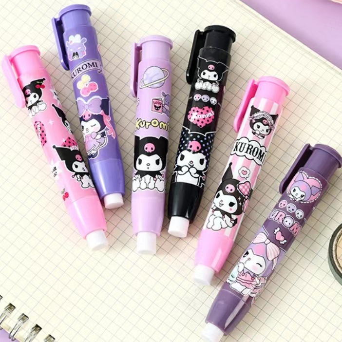 

Penghapus Cetek Motif Kuromi Ungu Hitam Cute Sanrio Murah Hapusan Kekinian bisa cod