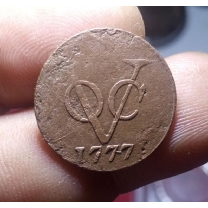 Koin VOC 1 Duit Holland 1777
