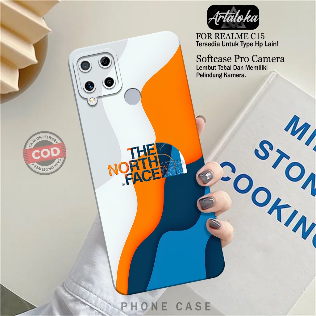 Softcase Hp Realme C15 Fashion Case Branded Case Realme C15 Silikon TPU Pro Camera Casing Realme C15