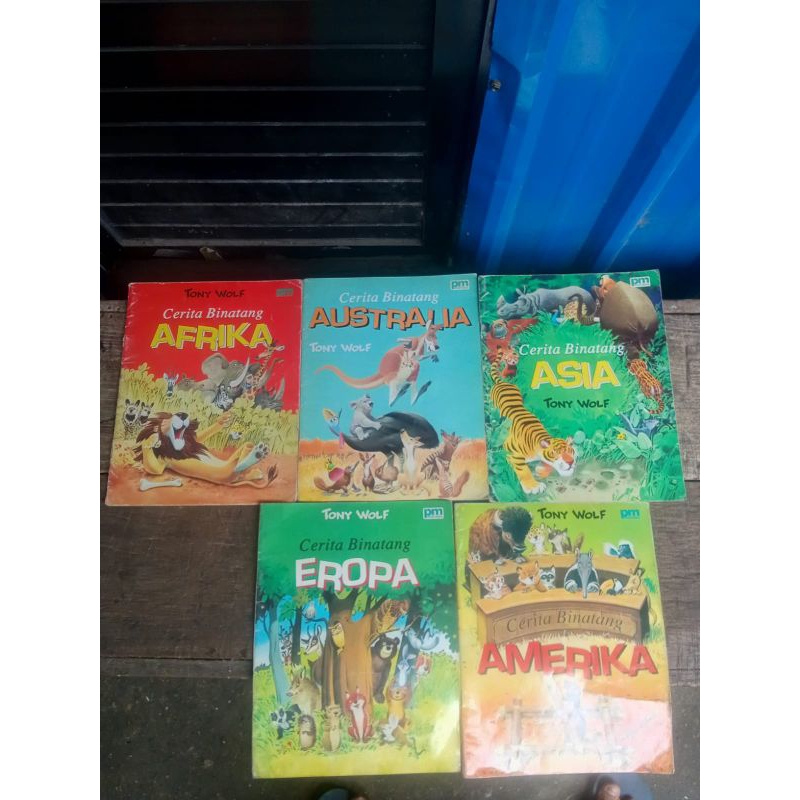 Buku Anak Tony Wolf cerita binatang