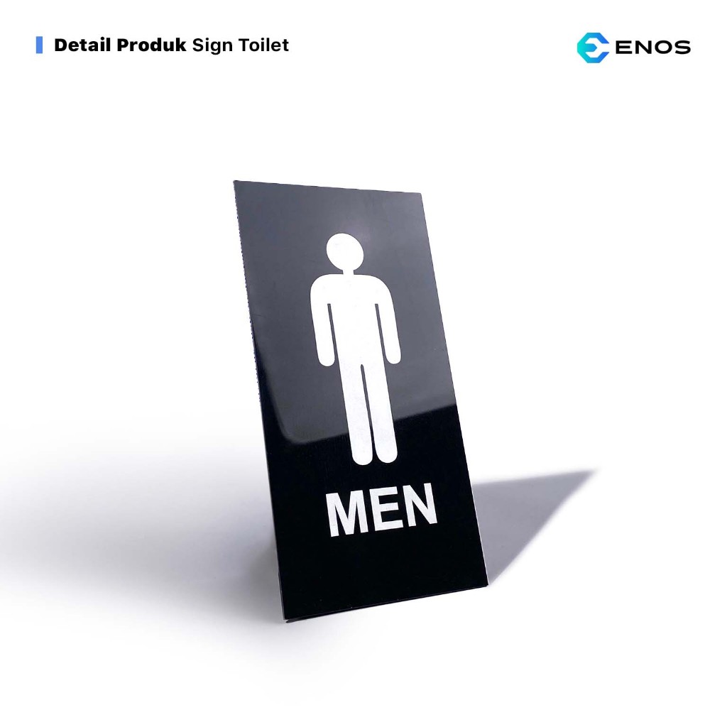 

HJK Signage ToiletTanda Penunjuk Toilet Ukuran Akrilik Sign Print UV Anti Air