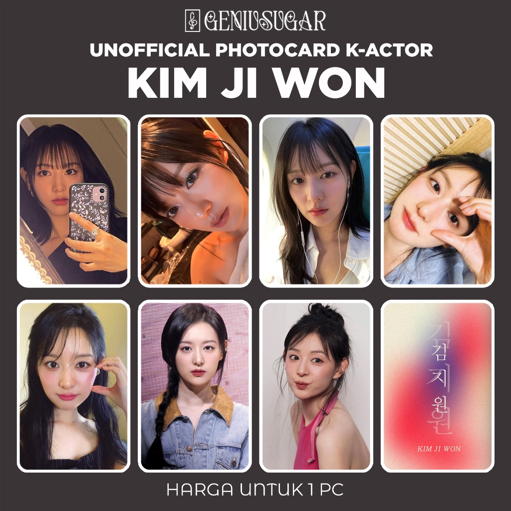 [KOREAN ACTOR] KIM JI WON PHOTOCARD UNOFFICIAL
