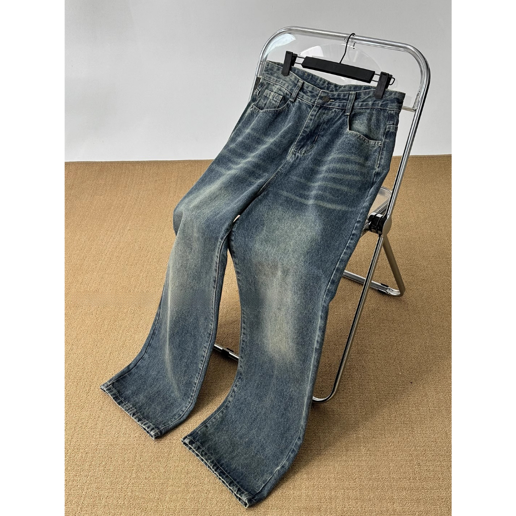 celana jeans pria baggy skena denim standar cowok gombrong denim selvedge jumbo loose jeans celana p