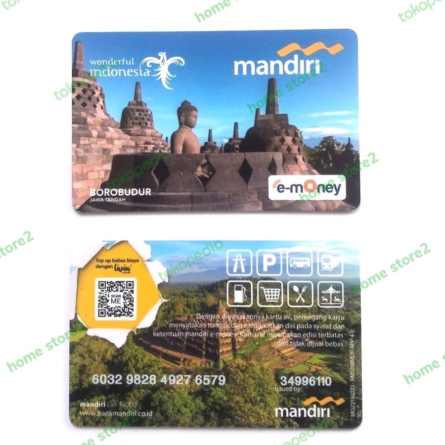 e-Money by Mandiri Wonderfull Indonesia Borobudur