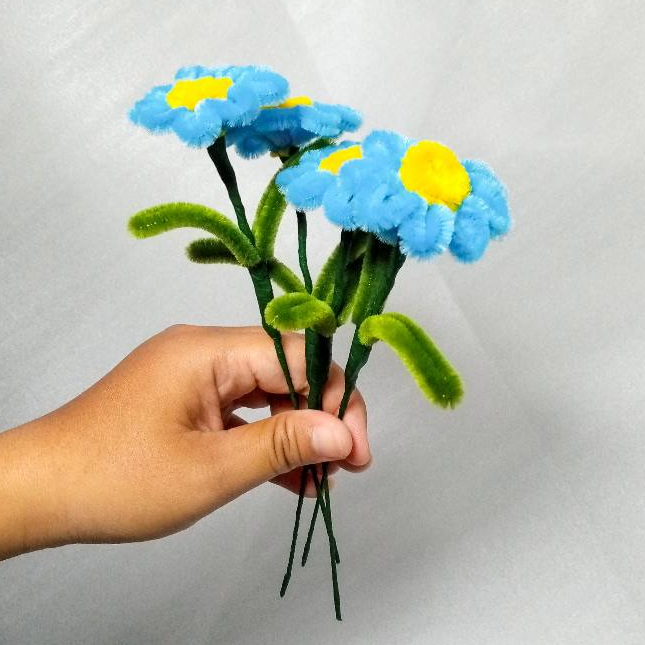 Bunga Daisy Tangkai kawat bulu/kawat bulu Daisy /bunga Daisy kawat bulu/bunga tangkai Daisy