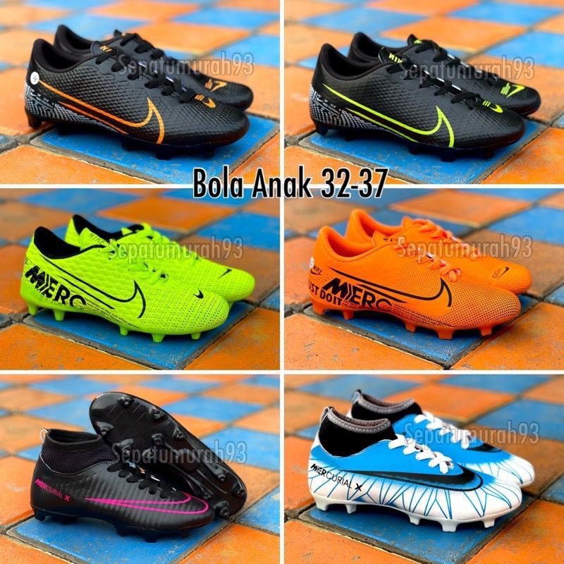 BISA BAYAR DITEMPAT ( COD ) model terbaru  sepatu sepakbola  / sepatu bola anak laki laki size 33 34