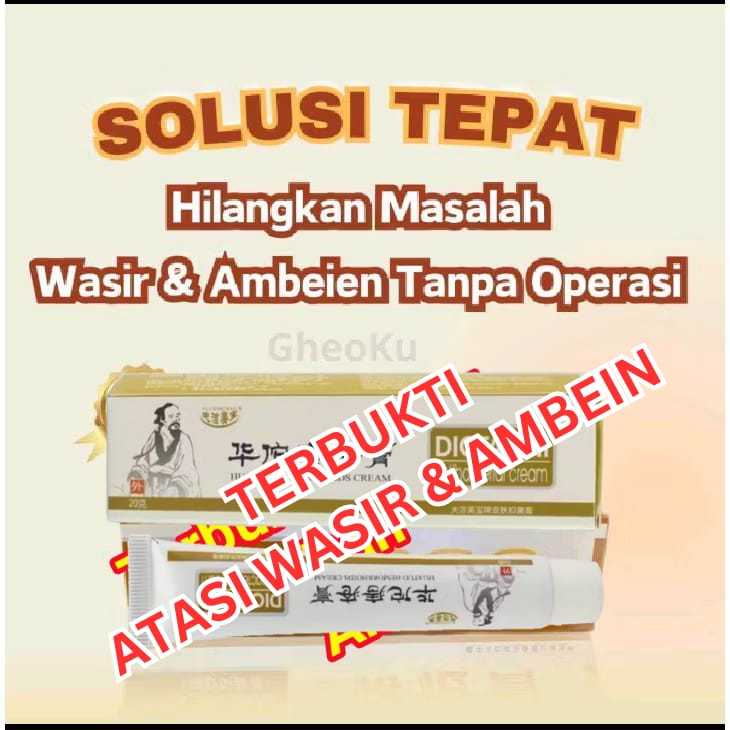 Salep Krim Obat Herbal Cina Membantu Mengatasi Wasir Ambeien Ambeyen China Paling Ampuh Original