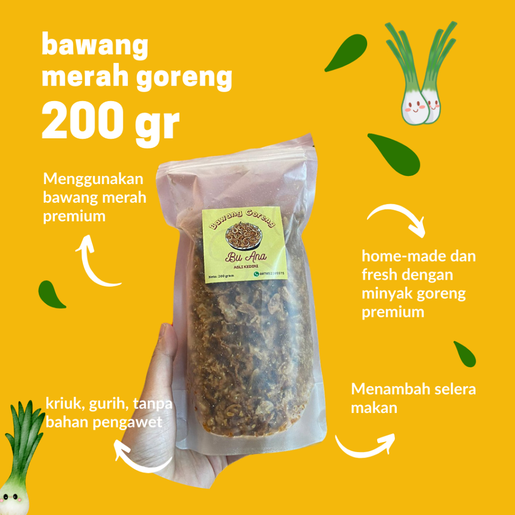 

Bawang Merah Goreng Premium 200gr