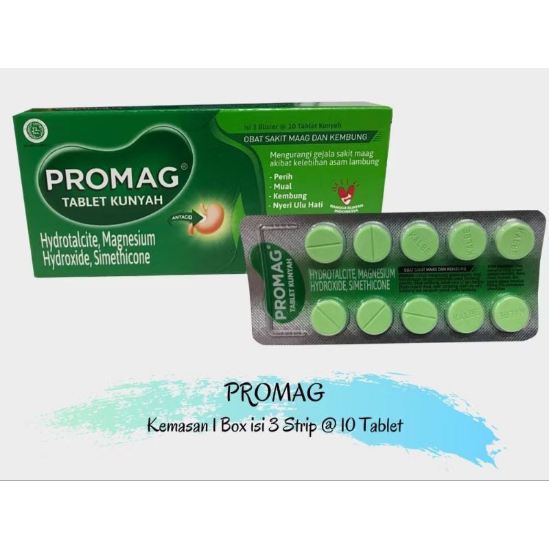 PROMAG TABLET 1DUS ISI 3STRIP