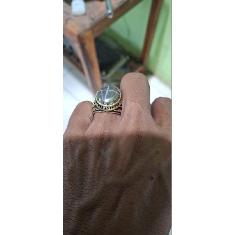 batu akik tapak jalak badar emas