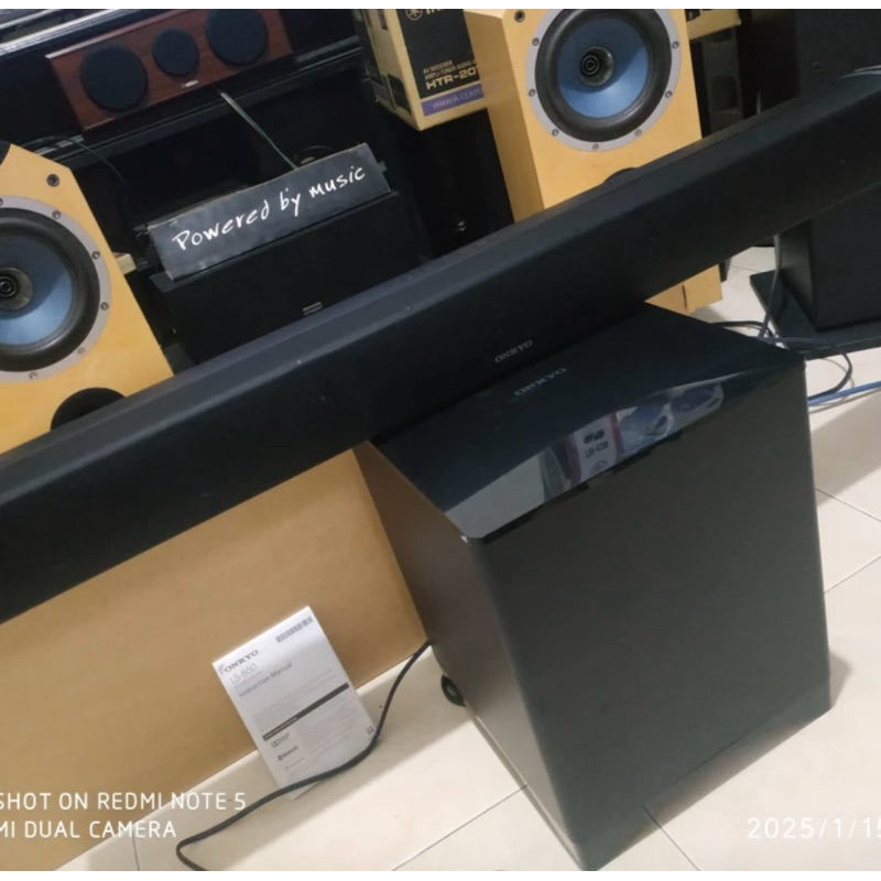 soundbar onkyo LSB 50 music subwoofer dan soundbar