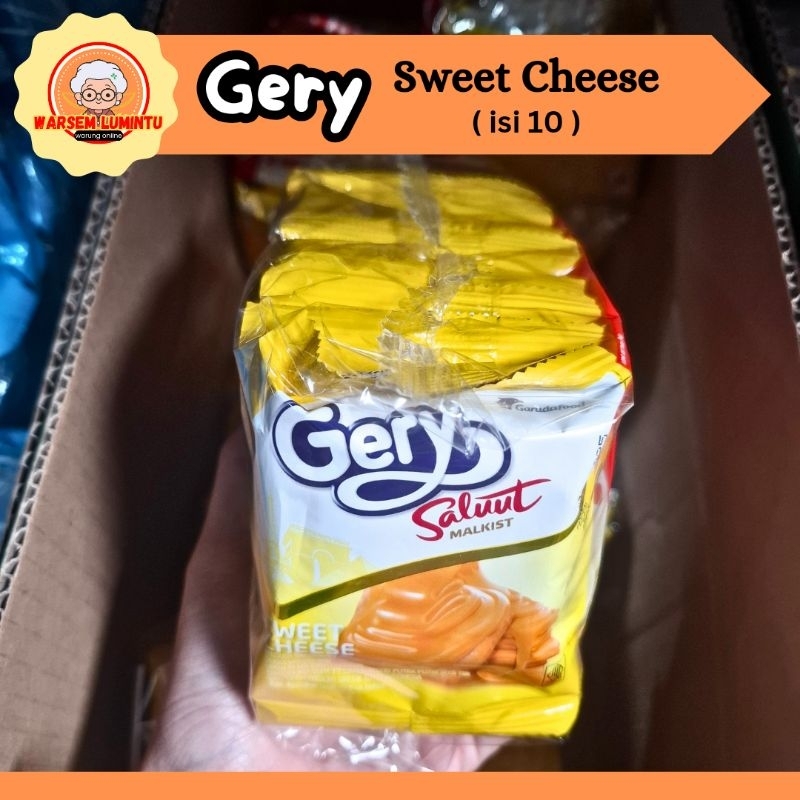 

Gery Saluut Malkist Sweet Cheese (Isi 10)