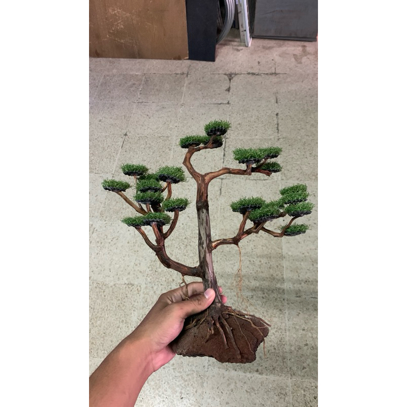 BONSAI POHON SINTETIS HIASAN AQUARIUM