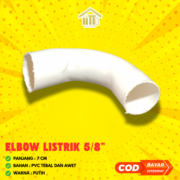 ELBOW ELBO KNEE PIPA KABEL LISTRIK 5/8 / ELBOW PIPA LISTRIK 5/8 / L BOW LISTRIK 5/8 / SAMBUNGAN L UN