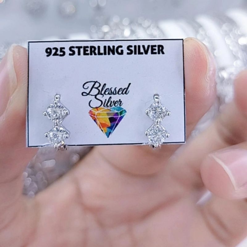 ANTING PERAK ASLI 925 LAPIS EMAS ETALASE 75