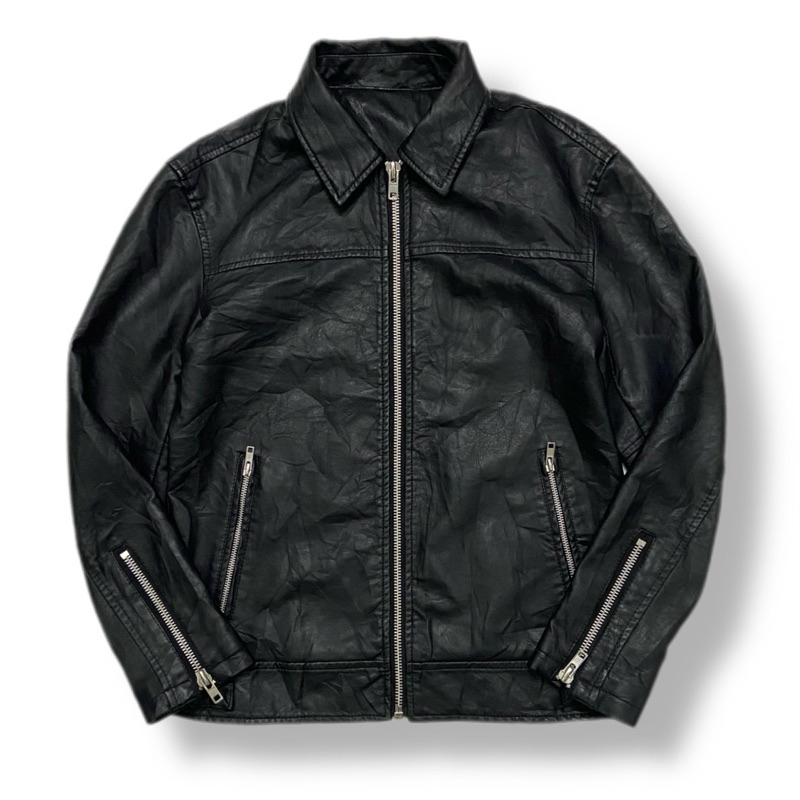 Spao Vintage Casual Leather Work Jacket