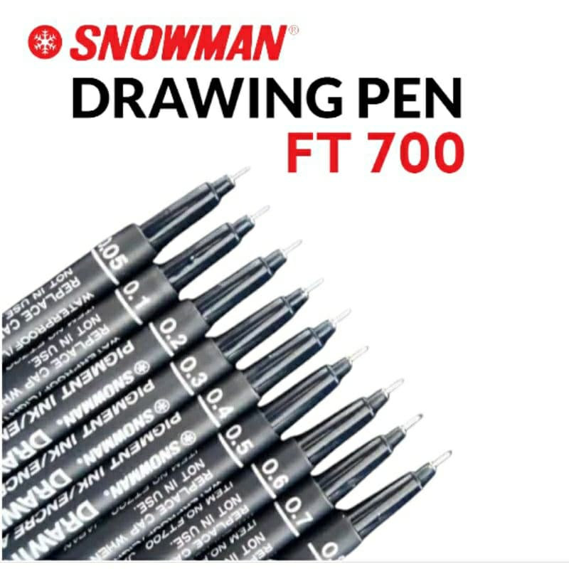 

Pulpen Gambar \ Snowman Drawing Pen FT-700 (PCS)