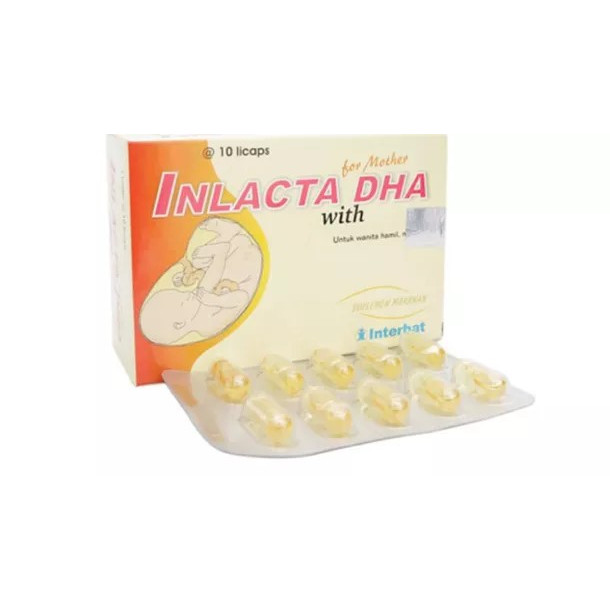 INLACTA DHA FOR MOTHER SOFT ISI 10 KAPSUL