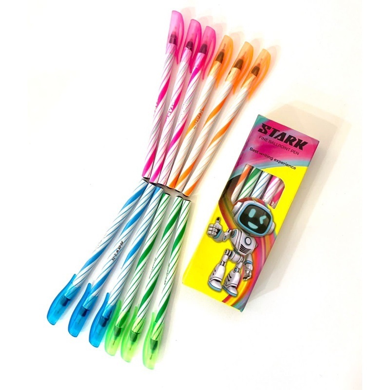 

Pulpen Motif Ulir Stark fine Ballpoint Pen ECER