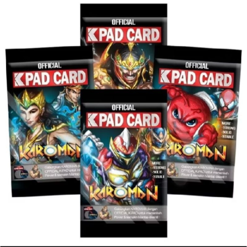 1box k pad card - pelicin karoman/ crezy bird isi 30 pcs