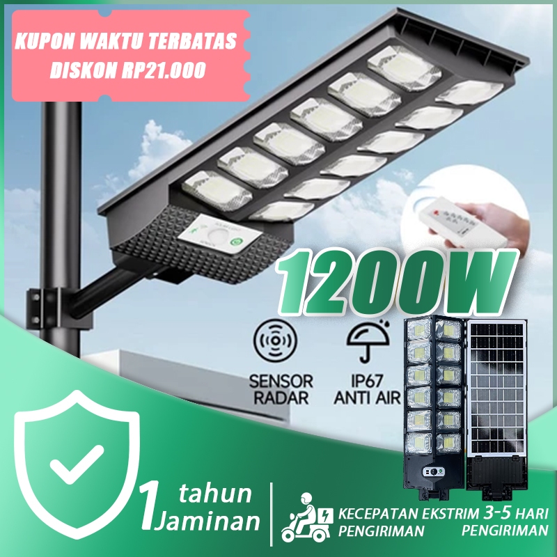 【Garansi 3 tahun】 lampu jalan tenaga surya/Lampu surya cell /Lampu Solar Tenaga Surya /Lampu Jalan s