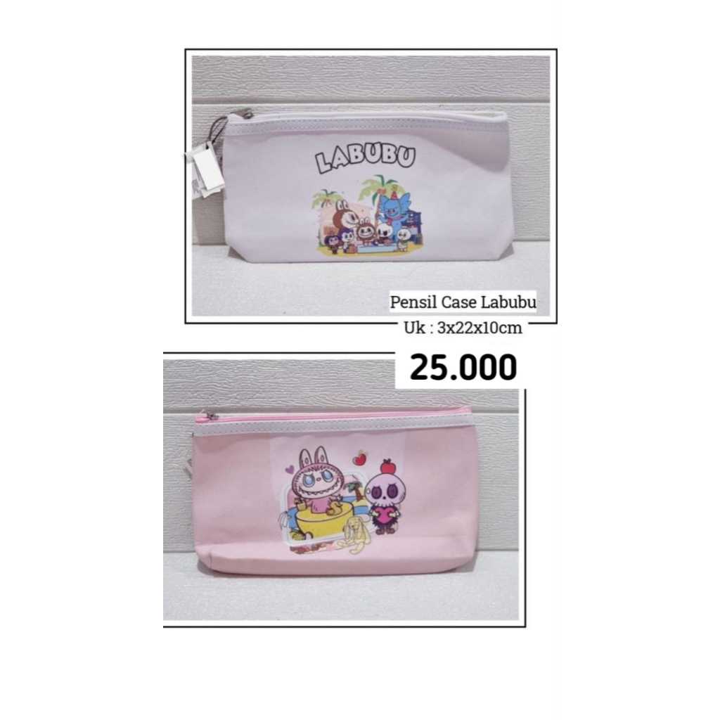 

Pensil Case Tempat Pensil Anak Labubu Ukuran 3x22x10cm