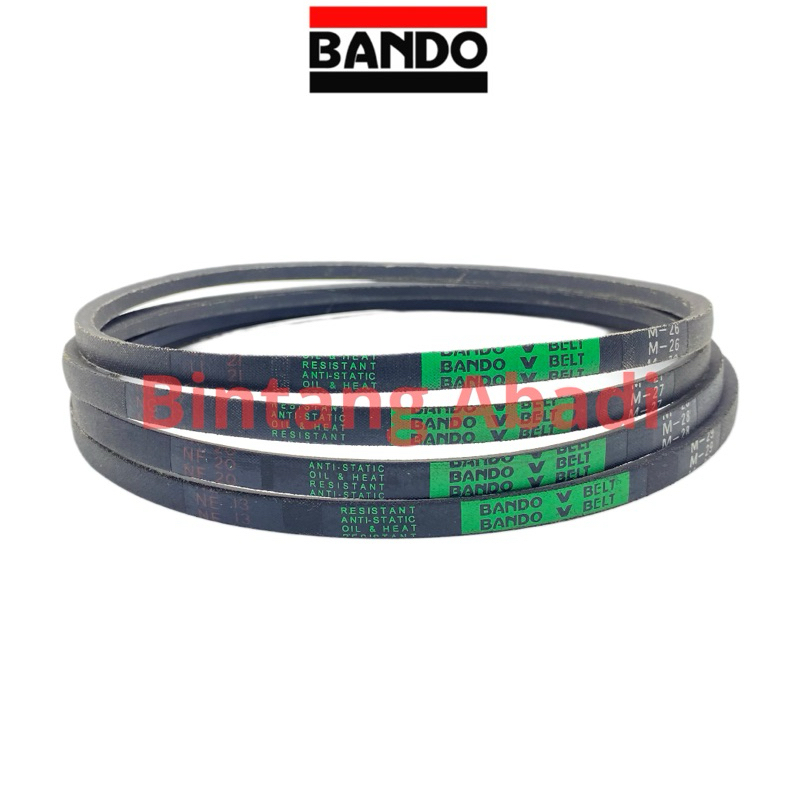 V-Belt Bando M26 M27 M28 M29 M30 / Vbelt Bando M / Vanbelt M / Fanbelt M / Tali Kipas Bando M
