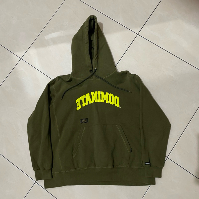 DOMINATE JAKARTA REVERSE ARC PULLOVER HOODIE OLIVE
